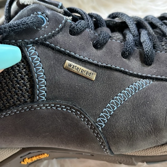 Dansko Paisley Milled Nubuck Womens Size 40wide Navy Shoes Sneakers - Picture 2 of 8